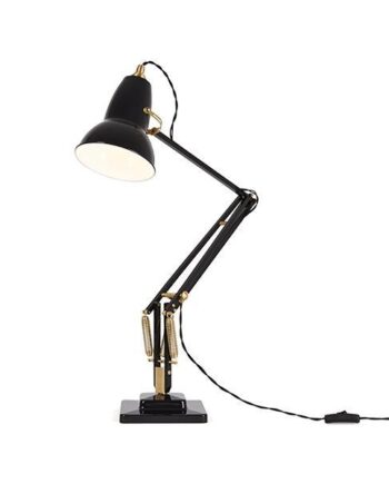 Anglepoise Original 1227 Messing Bordlampe Jet Black
