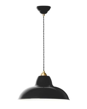 Anglepoise Original 1227 Messing Midi Wide Pendel Jet Black