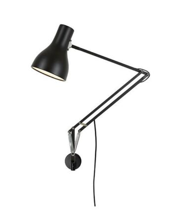 Anglepoise Type 75 Lampe Med Vægbeslag Jet Black