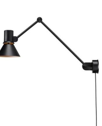 Anglepoise Type 80 W3 Væglampe Med Ledning Mat Sort