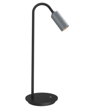 Antidark Decor Bordlampe T1 Sort Aluminium