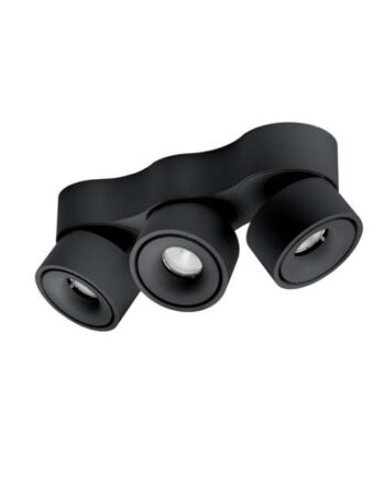 Antidark Easy Triple Spot Med Hul W3100 Sort