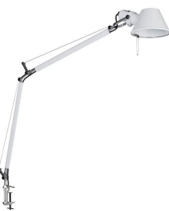 Artemide Tolomeo Bordlampe Hvid Med Klemme