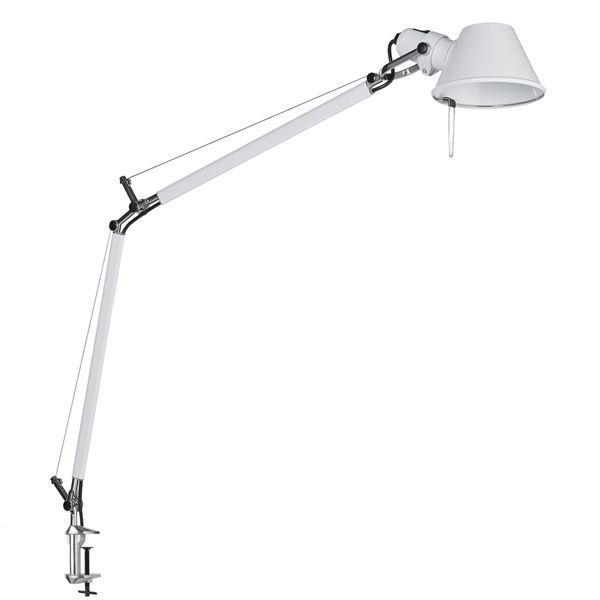 Artemide Tolomeo Bordlampe Hvid Med Klemme