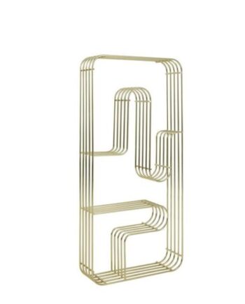 Aytm Curva Hyldedisplay Rektangulær Guld