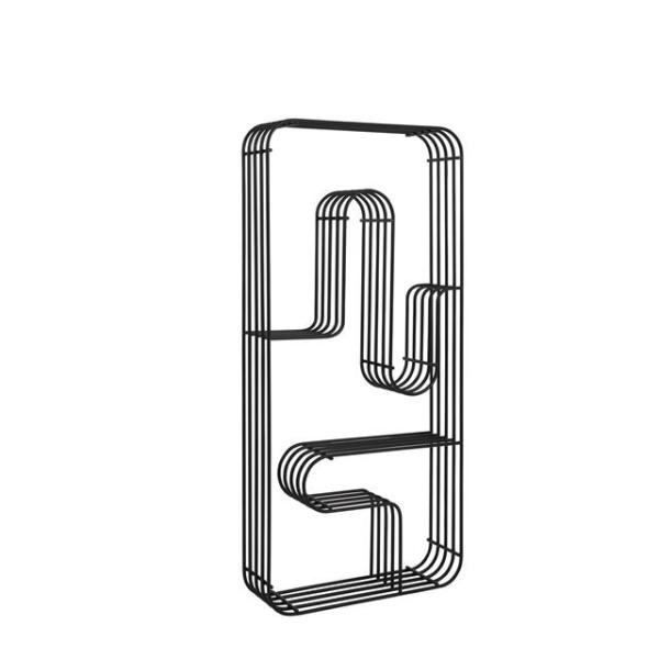 Aytm Curva Hyldedisplay Rektangulær Sort