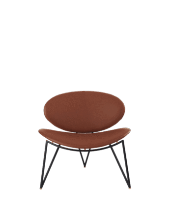 Aytm Semper Lænestol Sort Cognac