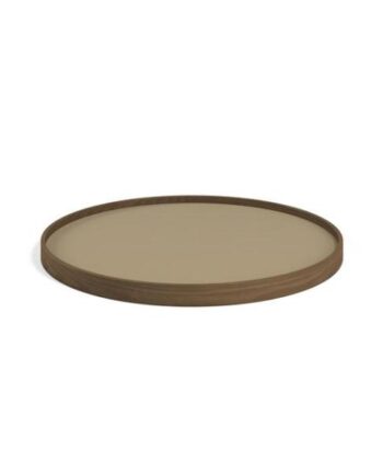 Brdr  Krüger Bølling Bakke ø50 Røget Egetræ Med Plader   Beige Brun