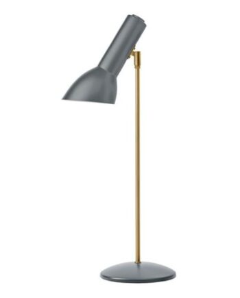 Cph Lighting Oblique Bordlampe Flint Grå Messing