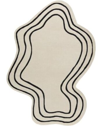 Decotique Curve Gulvtæppe 250x350 Off White