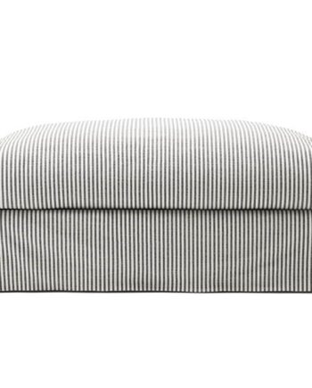 Decotique Le Grand Air Fodskammel Til Sofa Ash Stripe Hør