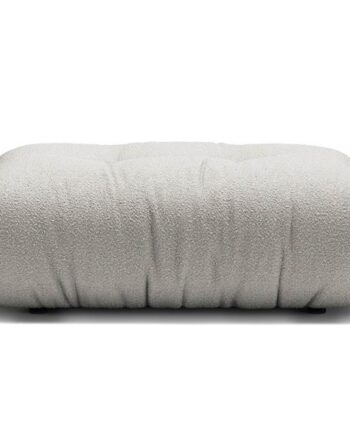 Decotique Mono Puf Til Sofa Steam White