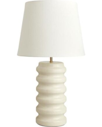 Decotique Swirl Bordlampe Oatmeal