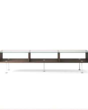 Decotique Vogue Sofabord 45x165 Mørk Eg Hvidt
