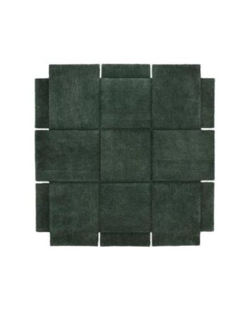 Design House Stockholm Basket Gulvtæppe 180x180 Cm Grøn