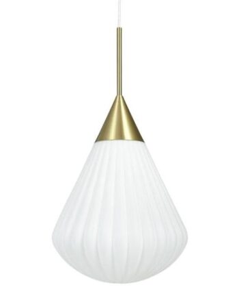Dyberg Larsen Ballon Pendel Stor Opal Messing