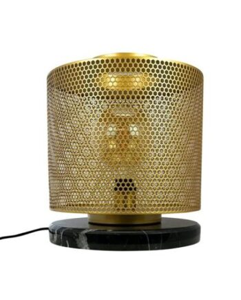 Dyberg Larsen French Collection Nantes Bordlampe Messing Marmor