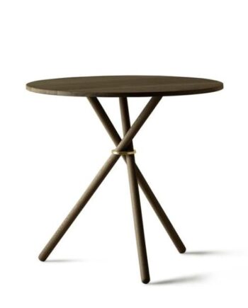 Eberhart Aldric Cafébord ø80 Mørk Egetræ