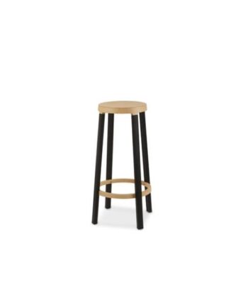 Establihed   Sons Step Barstol H75 Blå Sort