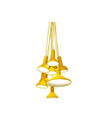Established   Sons Torch Light Bunch S10 Pendel H180 Gul