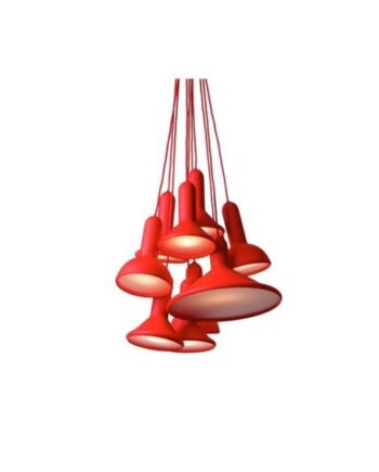 Established   Sons Torch Light Bunch S10 Pendel H180 Rød