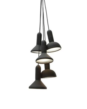 Established   Sons Torch S5 Pendel Sort Med Sort Ledning   Styk
