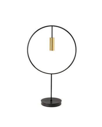 Estiluz Revolta Bordlampe Guld   Sort