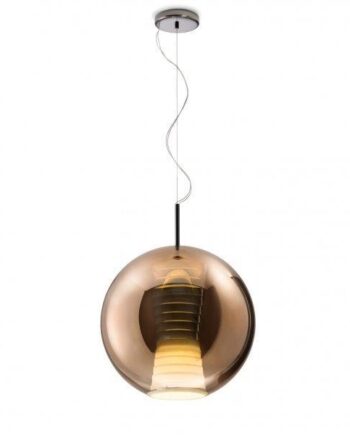 Fabbian Beluga Royal D57 Pendel Stor Bronze