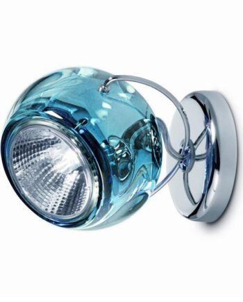 Fabbian Beluga Væg Loftlampe Blå