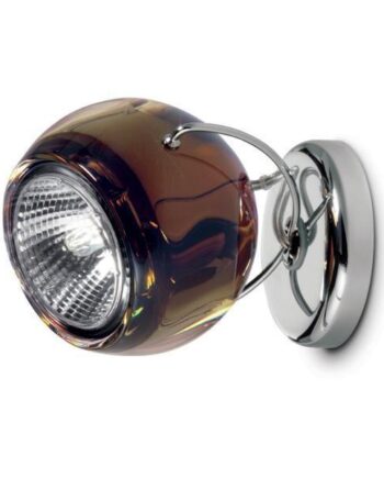 Fabbian Beluga Væg Loftlampe Brun