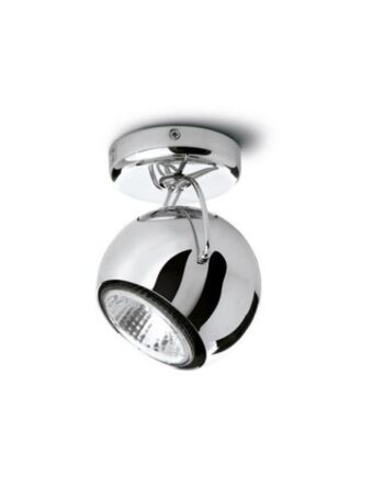 Fabbian Beluga Væg Loftlampe Poleret Stål