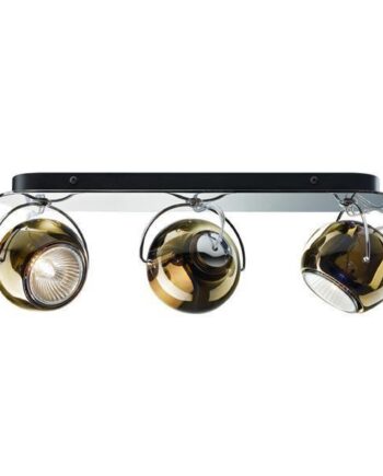 Fabbian Beluga Væg Loftlampe Tripple Brun