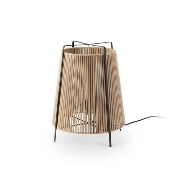 Faro Akane Udendørs Gulvlampe Beige Mat Sort
