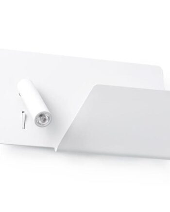 Faro Suau Væglampe Med Usb Højre Mat Hvid