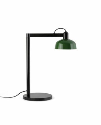 Faro Tatawin Bordlampe Satin Sort Grøn