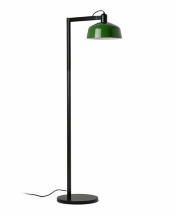 Faro Tatawin Gulvlampe Satin Sort Grøn