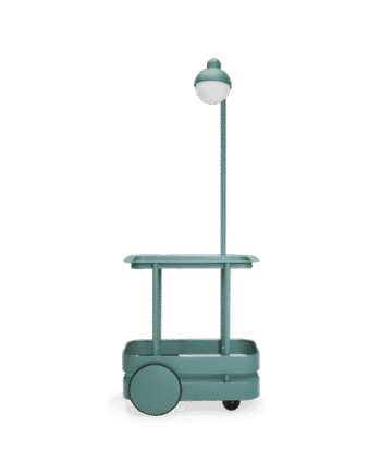 Fatboy Jolly Trolley Rullevogn Med Lampe Dark Sage