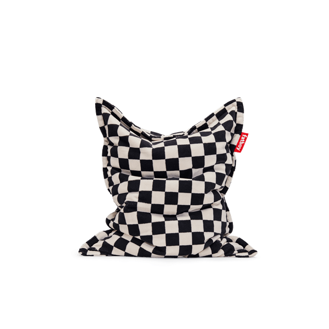 Fatboy Original Slim Teddy Sækkestol Chess Black Ecru