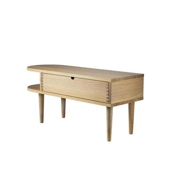 Fdb Møbler F24 Bænk 90 Cm Matlakeret Egetræ