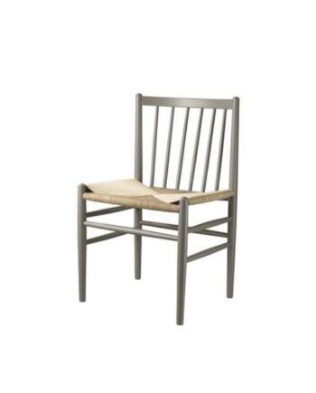 Fdb Møbler J80 Spisebordsstol Moss Grey Natur Sæde