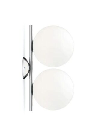 Flos Ic   W1 Double Væglampe Krom