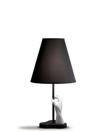 Fontanaarte Mano Bordlampe Medium Sort