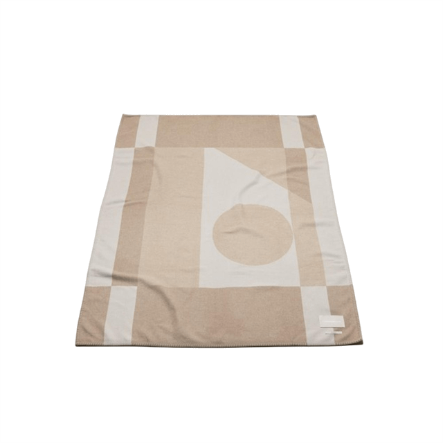 Formarkivet Big Logo Tæppe Pale Beige Sand Beige