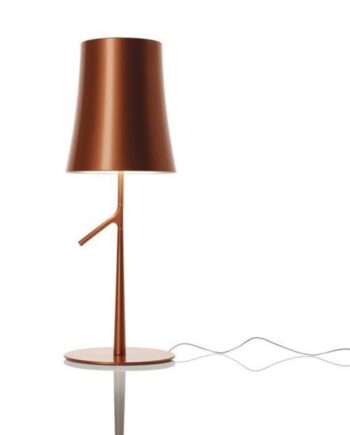 Foscarini Birdie Bordlampe Kobber Led Med Lysdæmper