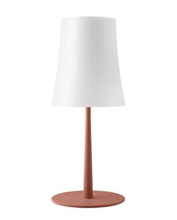 Foscarini Birdie Easy Bordlampe Rød   Opal