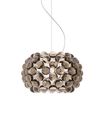 Foscarini Caboche Plus Pendel Piccola On Off Grå