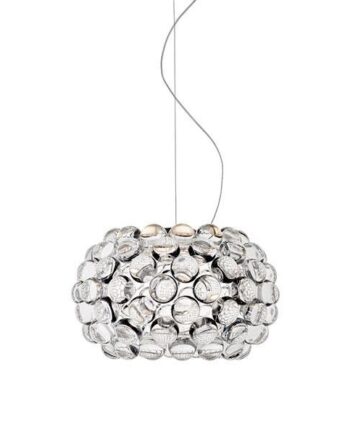 Foscarini Caboche Plus Pendel Piccola On Off Transparent