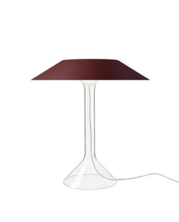 Foscarini Chapeaux   Bordlampe Mørke Rød