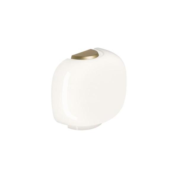 Foscarini Chouchin Bianco Væglampe Hvid Guld