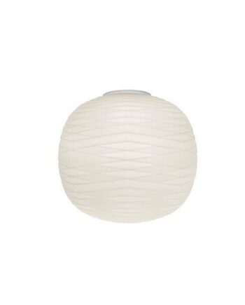 Foscarini Gem Semi Væglampe Hvid